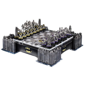 Batman Gotham Cityscape Chess Set with LED Light-Up Board by The